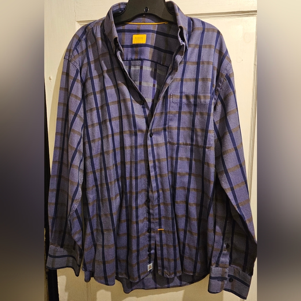 ROBERT TAILBOTT Button Down Long Sleeve CARMEL Men's Shirt Large